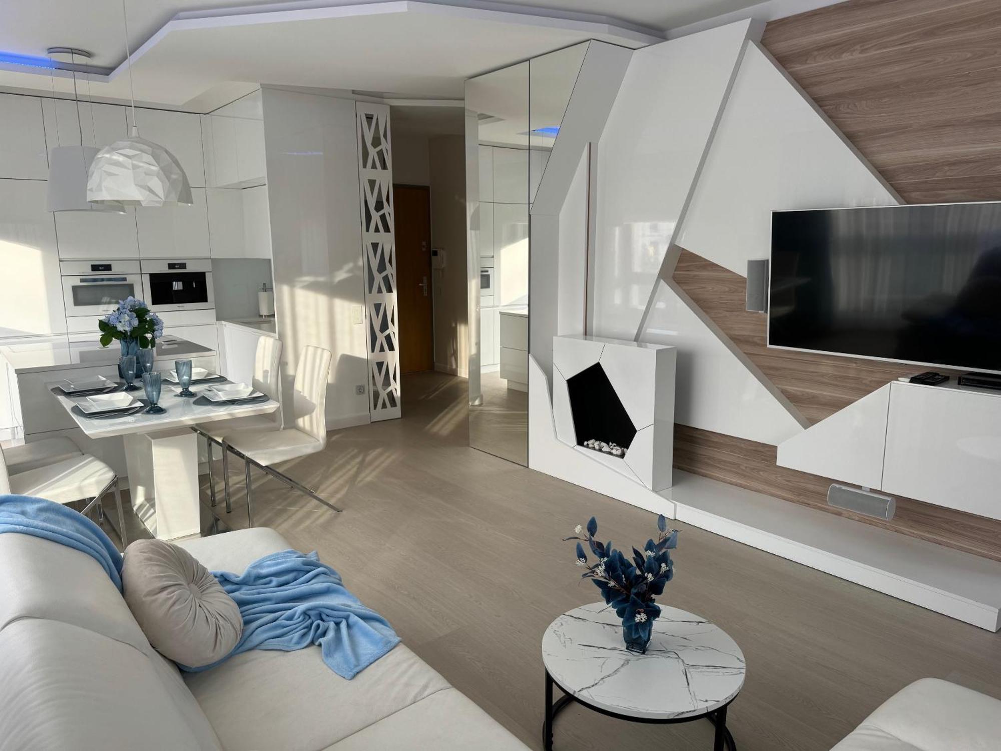 Blue Seaside Apartment Гданск Екстериор снимка